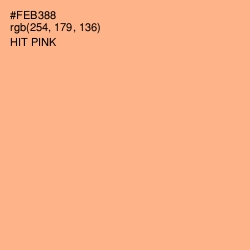 #FEB388 - Hit Pink Color Image